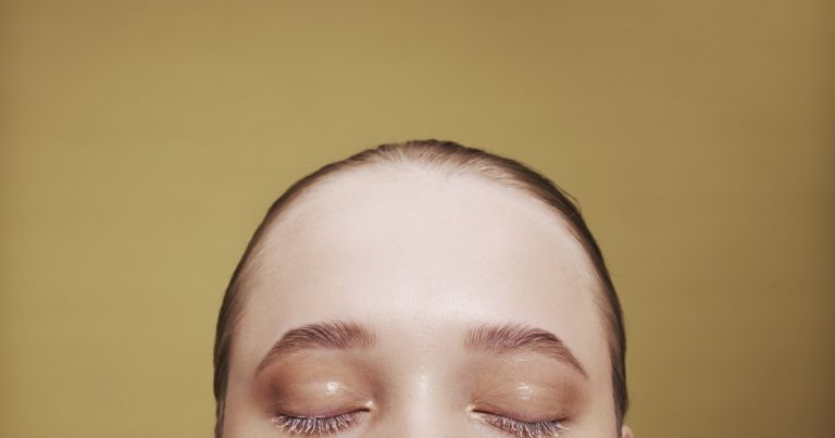 Forehead & Hairline: The Thinker's Zone